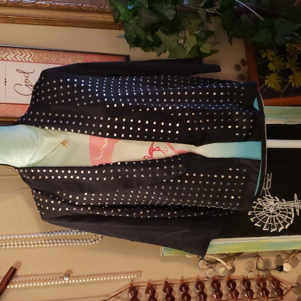 Rock & Republic Embellished Lightweight Jacket Size Small